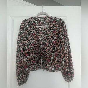 Floral Long Sleeve Blouse